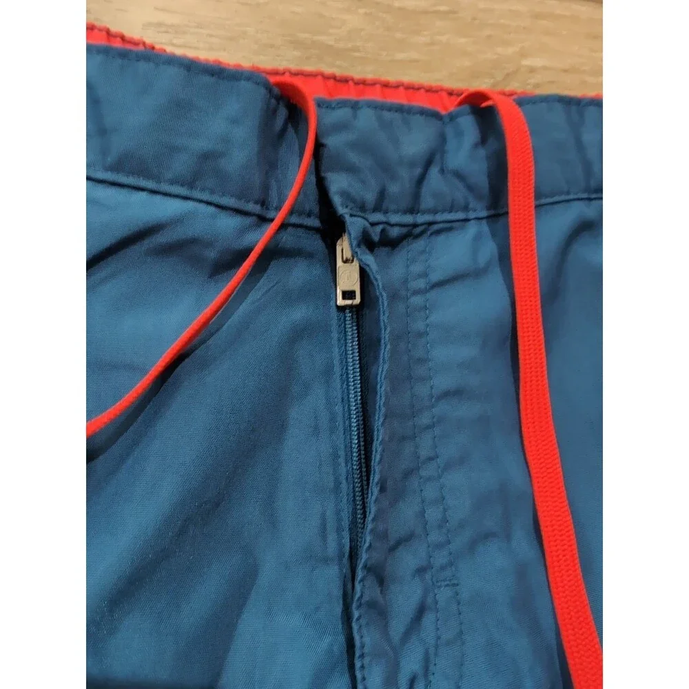 LANDS END QUALITY SWIM TRUNKS BLUE ELASTIC WAIST MESH LINED W/POCKETS MENS SZ40